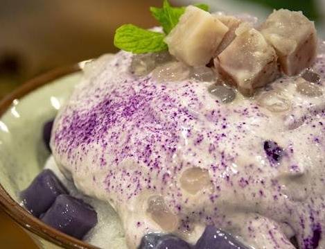 Taro Paste & Mochi ice 芋泥波波冰